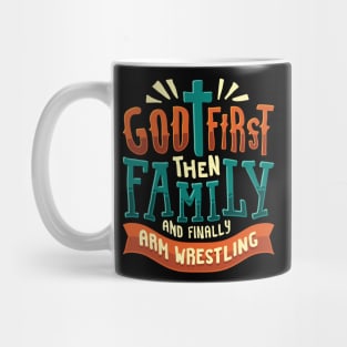 Arm Wrestling Wristwrestling Gift Mug